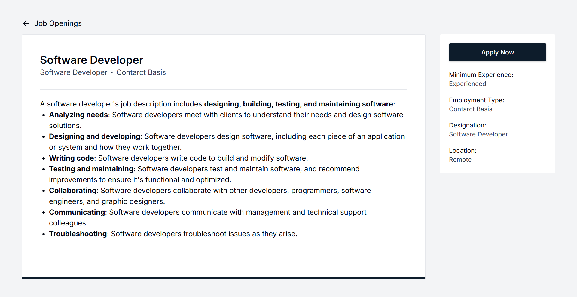 Recruiting Module Overview
