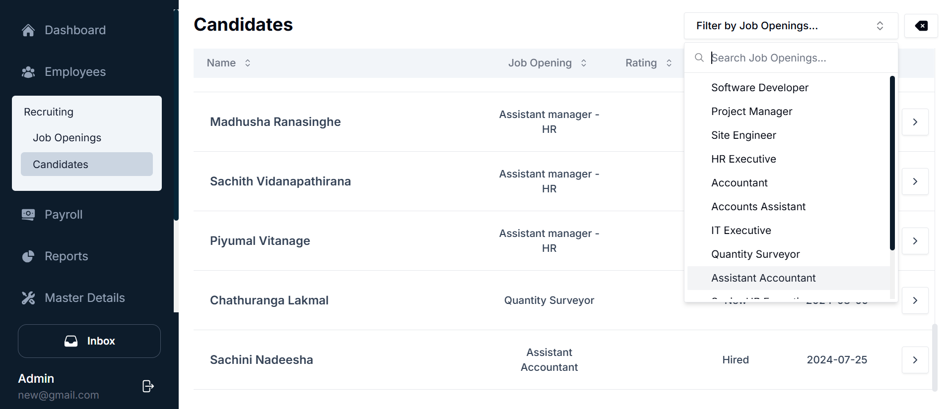 Recruiting Module Overview