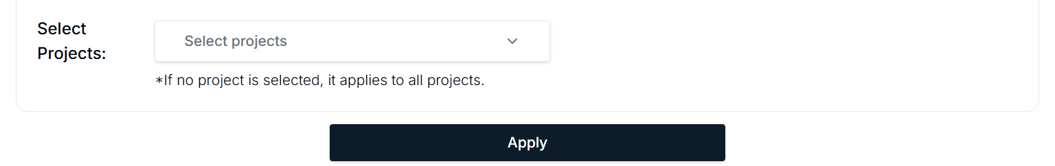 Apply to Projects