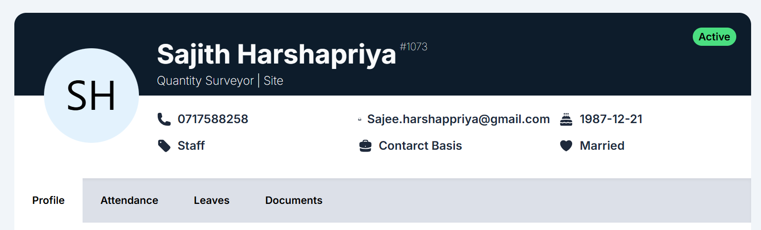 Employment Information