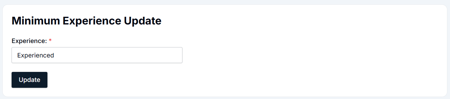 Expense Type Management