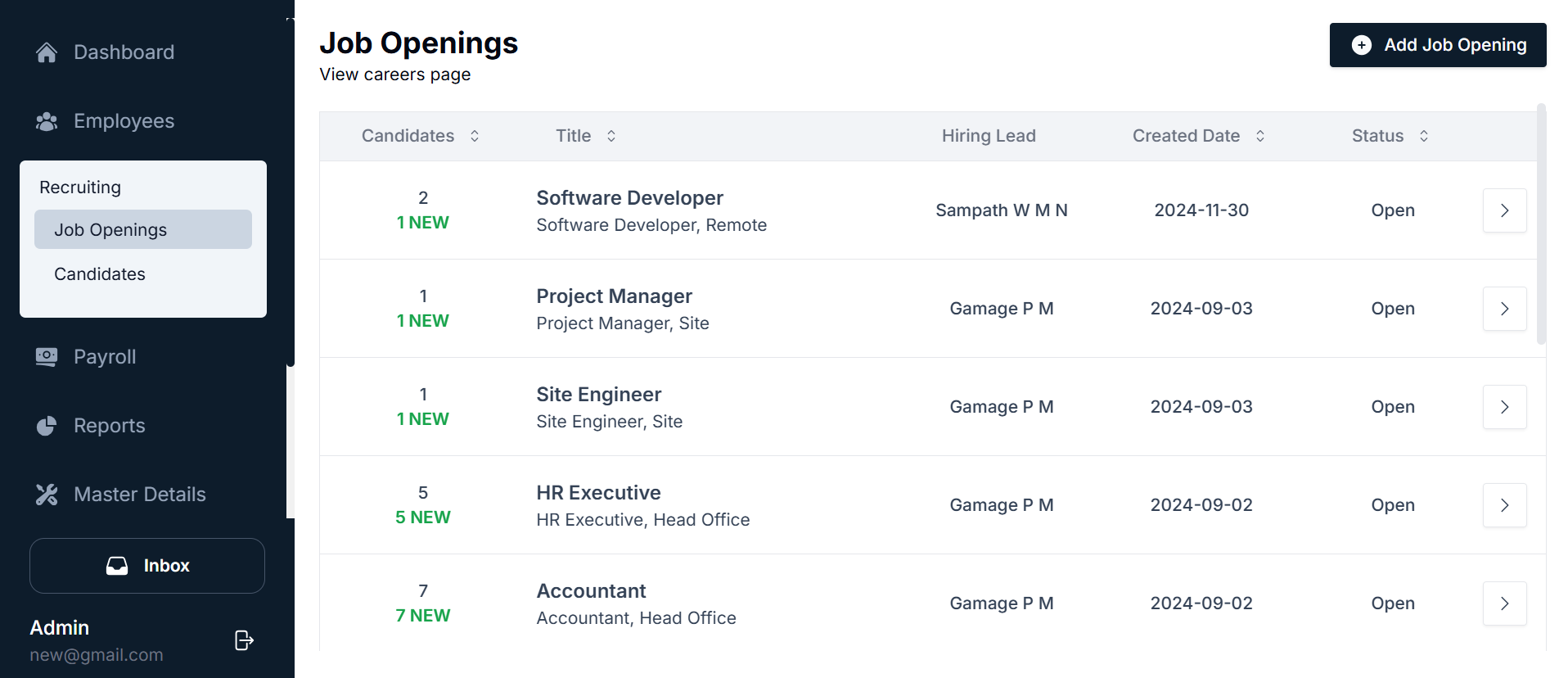 Recruiting Module Overview